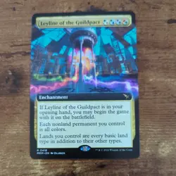 Leyline of the Guildpact NM Extended Art MTG Murders Karlov Manor Unplayed Magic - Image 1