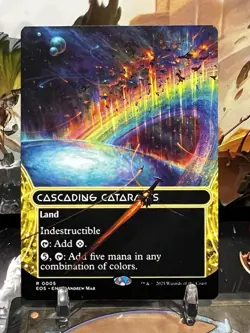 MTG | Cascading Cataracts (0005) (Borderless) [EOE] NF - Image 1