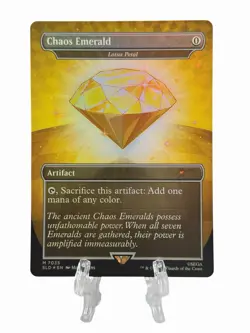Chaos Emerald / Lotus Petal (Yellow) Sonic Secret Lair Drop MTG - Image 1