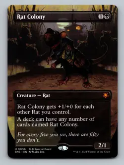 Rat Colony (Borderless) M Special Guests 56 NM - Image 1