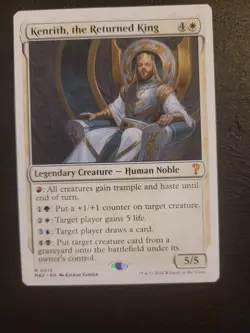 MTG Kenrith, the Returned King (13/390) Mystery Booster 2 Magic List Human LP - Image 1