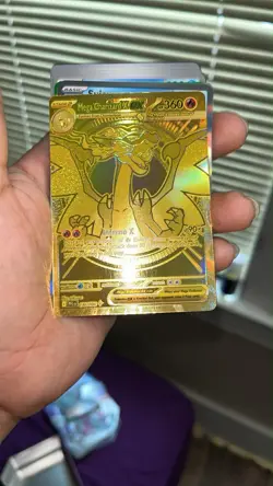 Mega Charizard X Ex 130/094 Gold Secret Rare Phantasmal Flames Pokemon TCG - Image 1