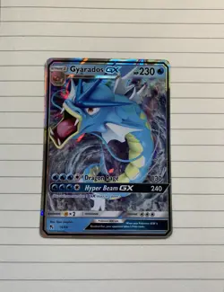 2019 Pokemon Sun Moon SM Hidden Fates Gyarados GX URR Ultra Rare Rare #16/68 - Image 1