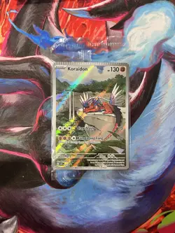 Pokemon - Koraidon SVP014 Promo Scarlet & Violet NM CRIMP ERROR - Image 1
