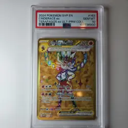 Pokemon Cinderace ex #163 SVP Scarlet & Violet Promo Holo Full Art PSA 10 - Image 1