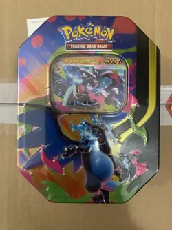 Pokemon TCG Mega Charizard X EX Tin Charizard Promo 4 Packs NEW/Factory Sealed - Image 1