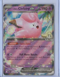 Pokemon Lillie's Clefairy ex 056/159 Journey Together Double Rare Holo NM - Image 1