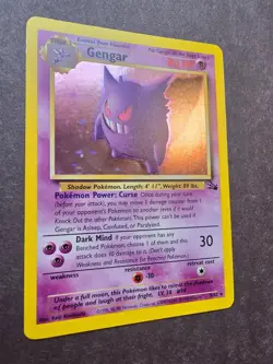 Pokemon TCG Gengar Fossil Set Holographic 5/62 NM/Mint - Image 2