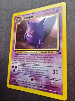 Pokemon TCG Gengar Fossil Set Holographic 5/62 NM/Mint - Image 3