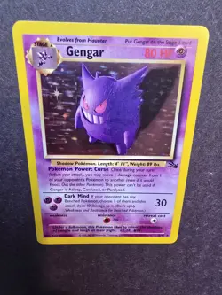 Pokemon TCG Gengar Fossil Set Holographic 5/62 NM/Mint - Image 5