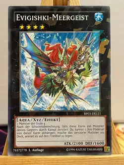Evigishki Sea Spirit BP03-EN121 Shatterfoil Rare German NM YUGIOH - Image 1
