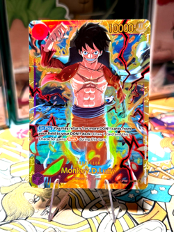 One Piece Card Game op09-119 sec Monkey D. Luffy Emperors in the New World - Image 1