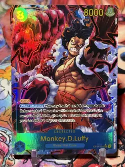 MONKEY D LUFFY - One Piece TCG OP11-118 - AA Alt Art Secret Rare SEC - Image 1