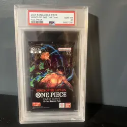 2024 Bandai, One Piece Wings Of The Captain Foil Pack PSA 10 Mint! - Image 1