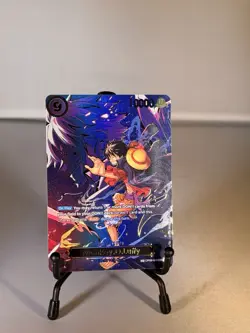 Bandai Monkey.D.Luffy OP09-119 Secret Rare Full Art Foil One Piece CCG Card - Image 1