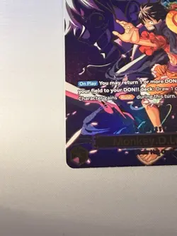Bandai Monkey.D.Luffy OP09-119 Secret Rare Full Art Foil One Piece CCG Card - Image 4