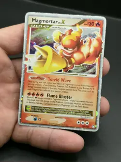 Magmortar LV.X Holo Card 123/123 Mysterious Treasures Series - Image 2