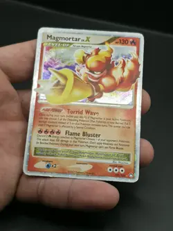 Magmortar LV.X Holo Card 123/123 Mysterious Treasures Series - Image 3