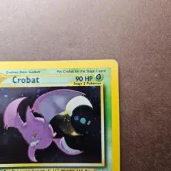 Crobat 4/64 w/ Double Holo Error - Pokemon Neo Revelation Rare Card - LP - Image 3