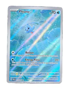 Phione Illustration Rare Pokemon TCG Sv06: Twilight Masquerade Holo Card 175/167 - Image 1