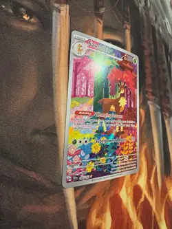 Pokemon Temporal Forces Sawsbuck Illustration Card 166/162 - Image 3