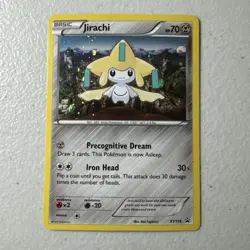 Mini Swirl Jirachi XY195 Cosmo Pokemon XY Promo Holo Rare Card #1 NM/LP - Image 1