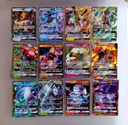 Pokemon card Lot 12cards Eevee Glaceon Vileplume etc GX Japanese (AV - Image 1