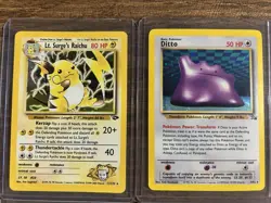 Vintage Rare Pokemon Cards With Holos Some Base Set /E Readers/Series Read Desc - Image 3