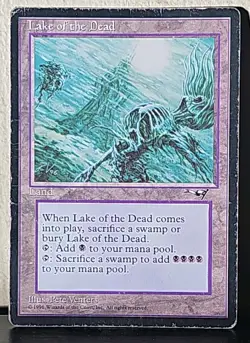MTG 🪄 Lake of the Dead ✨ Alliances 🔮 Magic the Gathering Heavily Played - Image 1