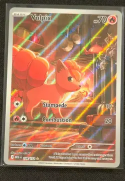 Pokemon Vulpix TCG Mega Evolution Card 138/132 Mint Condition - Image 1