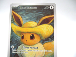Eevee with Straw Hat Pokemon x Van Gogh Black Star Promo ACG Art Card - NM - Image 2