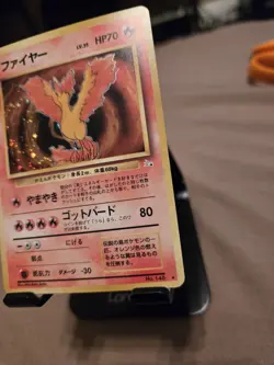 Moltres NO. 146 Holo Rare Fossil Pokemon Japanese ~ HP Legendary Classic! - Image 4
