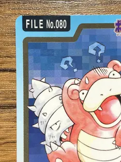 Pokemon Carddass Card Slowbro File No.80 Bandai Pocket Monsters 1997 - Image 3