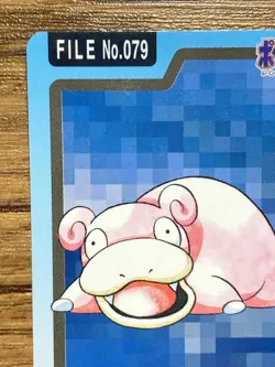 Pokemon Carddass Card Slowpoke File No.79 Bandai Pocket Monsters 1997 - Image 3