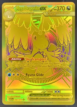 2026 Pokemon Ascended Heroes Mega Dragonite ex #295/217 Hyper Rare JB17 - Image 1
