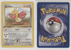Spearow 1st Ed. Pokemon Jungle #62 1999 - Image 3