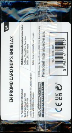 Pokemon Hop's Snorlax GameStop Promo Card 117/159 Journey Together SEALED - Image 2