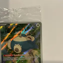 Snorlax 051 Sv: Scarlet & Violet Holo SEALED PROMO Full Art Pokemon Card - Image 3