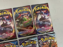 Lot of 10 Pokemon Sword & Shield Booster Packs Base Battle Styles Chilling Reign - Image 3