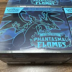 Lot 4 Pokemon Mega Evolution—Phantasmal Flames Elite Trainer Box ETB Sealed - Image 2