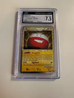 2010 Pokemon Triumphant #93 Electrode Holo CGC 7.5 Near Mint PLUS - Image 1