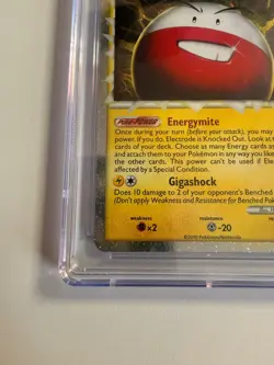 2010 Pokemon Triumphant #93 Electrode Holo CGC 7.5 Near Mint PLUS - Image 4
