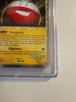 2010 Pokemon Triumphant #93 Electrode Holo CGC 7.5 Near Mint PLUS - Image 5