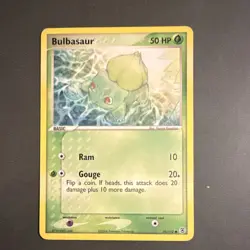 Pokemon Bulbasaur 55/112 EX FireRed & LeafGreen Common Basic HP50 Regular - Image 1