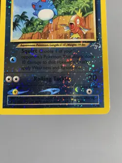 Marill 11/18 Southern Islands Reverse Holo Rare SWIRL Vintage Pokemon Card - Image 3