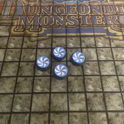 Yugioh Dungeon Dice Monsters Custom Warp Vortex Figures (4) - Image 1