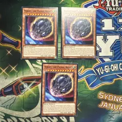 Yugioh! Nibiru, the Primal Being x3 Playset SDWD-EN016 Common Unlimited NM - Image 1