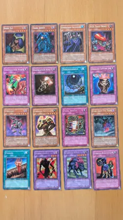 105 unique rare vintage Yugioh cards, 36 1st edition – LP, no duplicates - Image 2