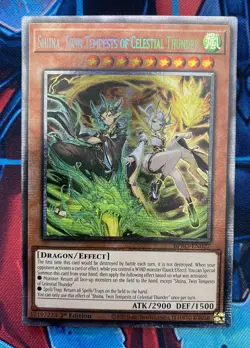 Yu-Gi-Oh!: STARLIGHT! BPRO-EN027 Shiina, Twin Tempests of the Celestial Thunder - Image 1