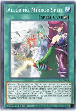 Yugioh - Alluring Mirror Split LDS2-EN085 1st Edition - Legendary Duelists: Seas - Image 1